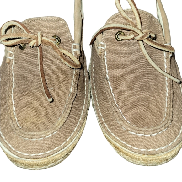 Sperry Slip On Moccasin Style Boat Deck Shoes sz 8.5 - Picture 3 of 8